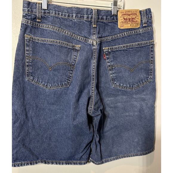 Levi's Other - Vintage 1999 Levis 550 RedTab Jeans Denim Shorts Jorts Relaxed Fit 90s Men’s 38